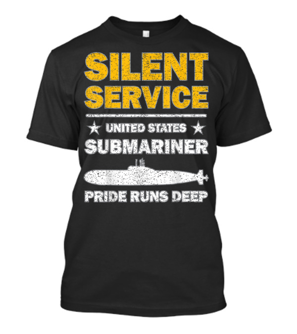 Silent Service United States Submariner Pride Runs Deep T-Shirt