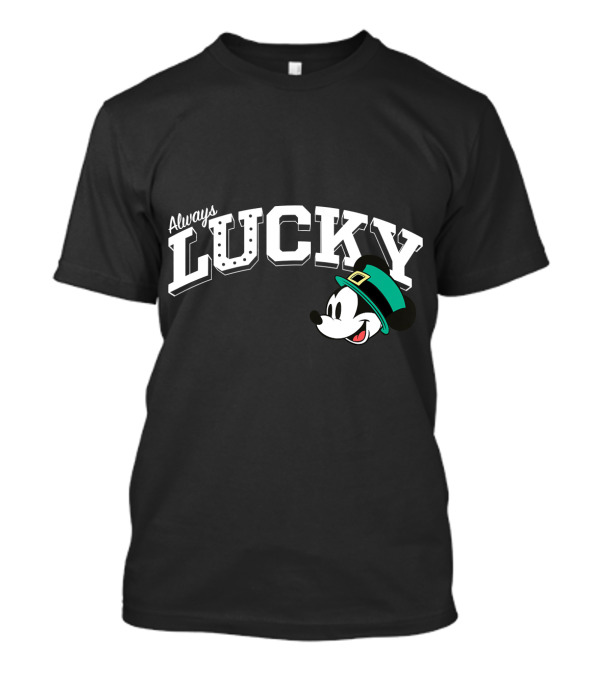 Disney Mickey Mouse Always Lucky St. Patrick's Day T-Shirt