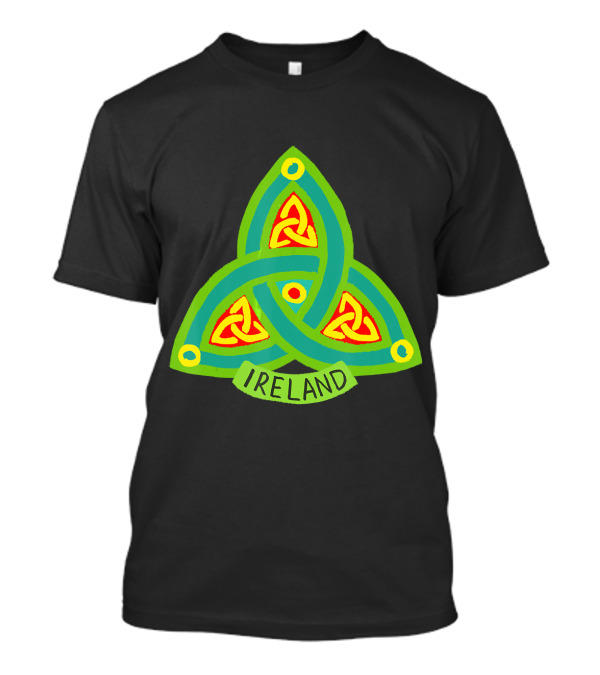 Ireland Celtic Shamrock Trinity Knot T-Shirt