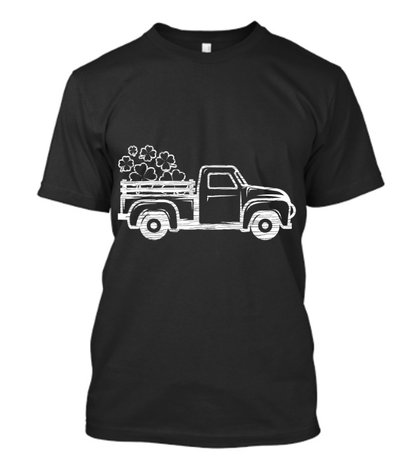 Old Truck Filled With Shamrocks T-Shirt