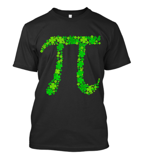 Pirish Pi Day St Patrick's Day Shamrock Math Major T-Shirt