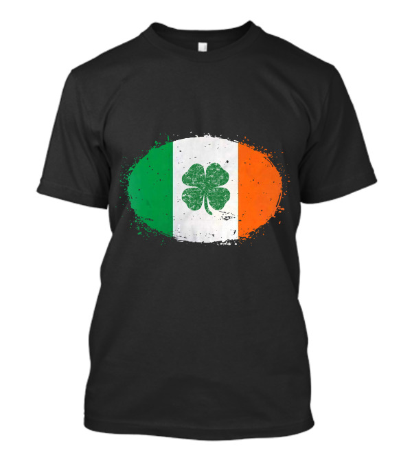 Shamrock On Irish Flag Colors T-Shirt