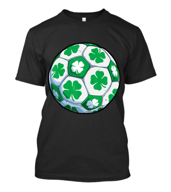 Shamrock Soccer Ball Clover T-Shirt