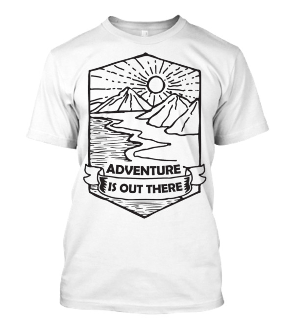 Adventure Is Out There Sun Mountain Scene T-Shirt
