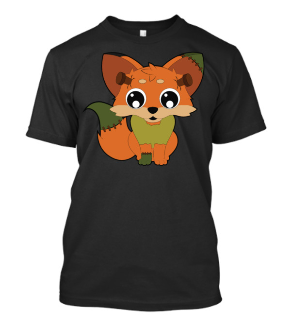 Animals Cute Patchwork Fox T-Shirt