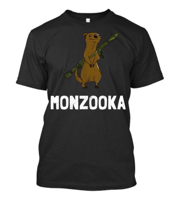 Monzooka Half Mongoose Half Rocket Launcher T-Shirt
