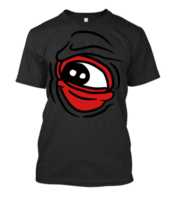Big Creepy Red Eye Monster Halloween Horror T-Shirt