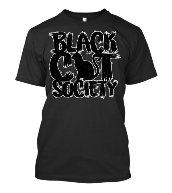 Black Cat Society Halloween Black Cat Classic T-Shirt