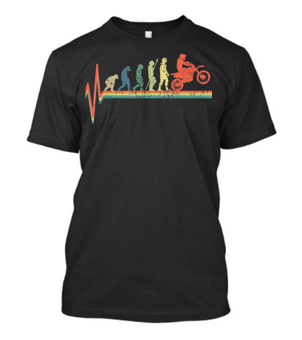 Motocross Dirt Bike Biker Stunt Evolution Pulse T-Shirt