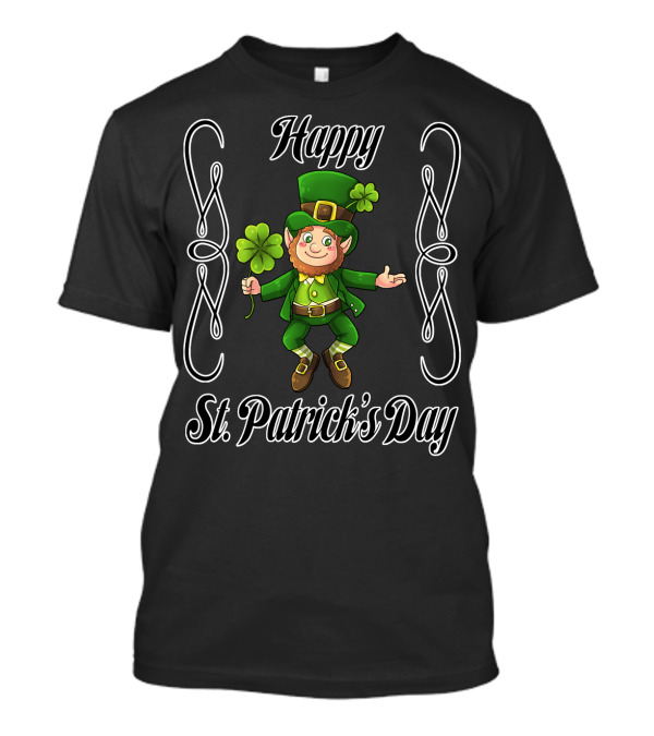 Happy St. Patrick's Day Irish Leprechaun Shamrock Luck T-Shirt