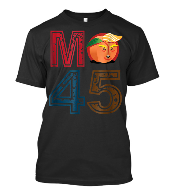 M Peach 45 Funny Impeach Trump Anti Trump T-Shirt