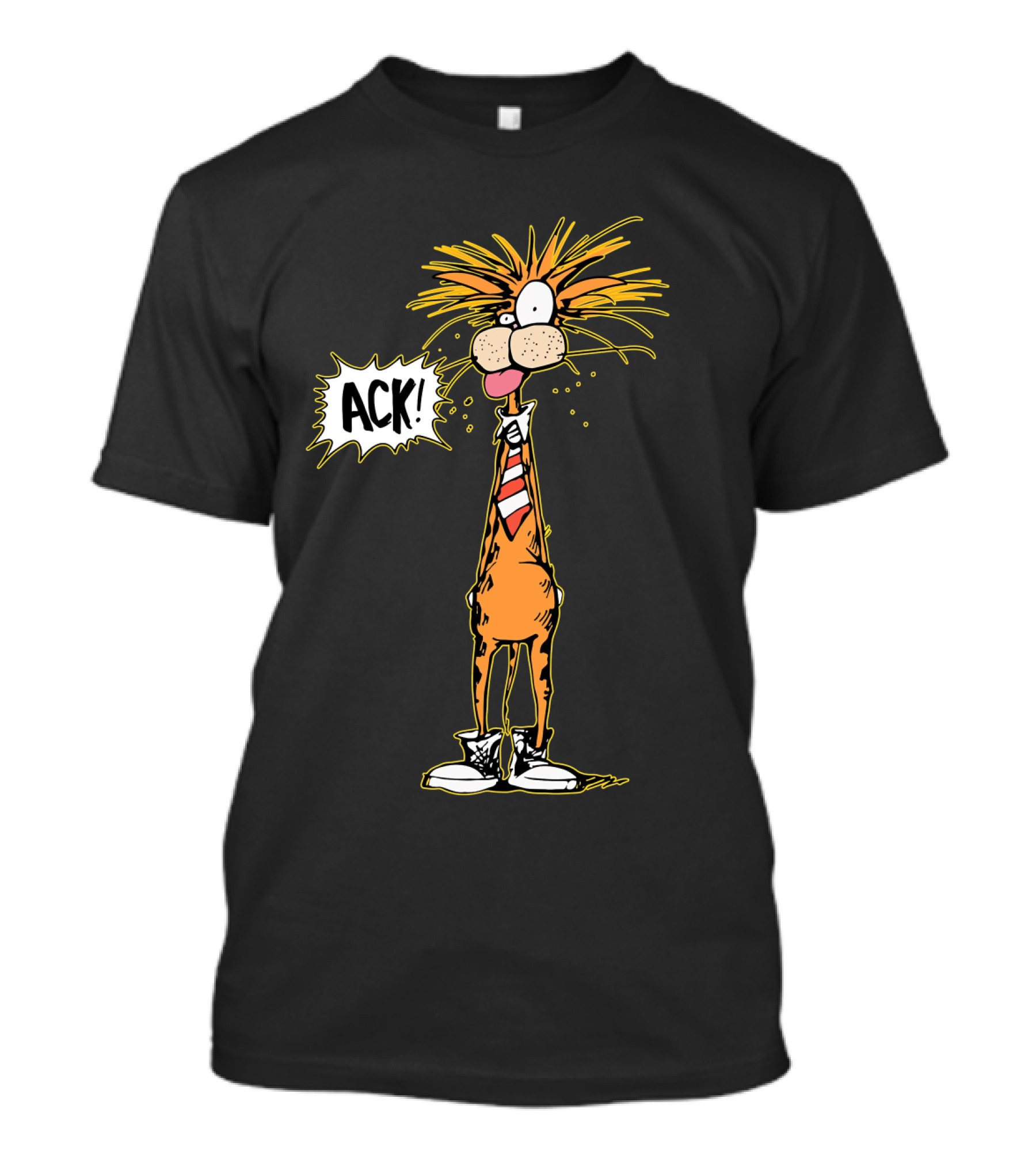 Bill The Cat ACK Bloom County Comic Character T-Shirt