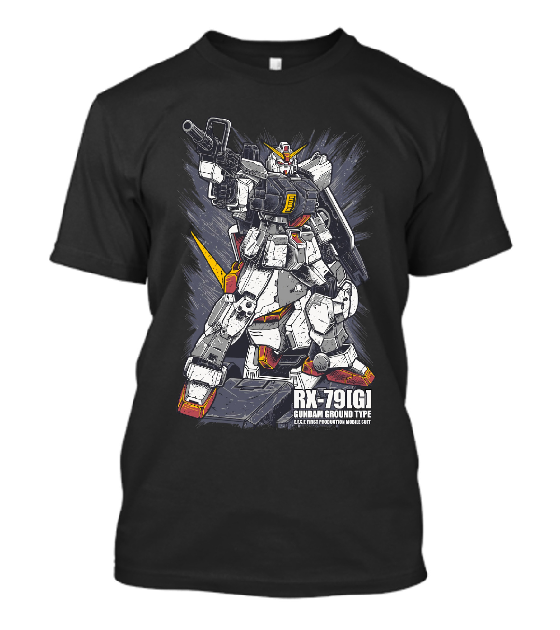 RX-79[G] Gundam Ground Type U.N.T. First Production Mobile Suit T-Shirt