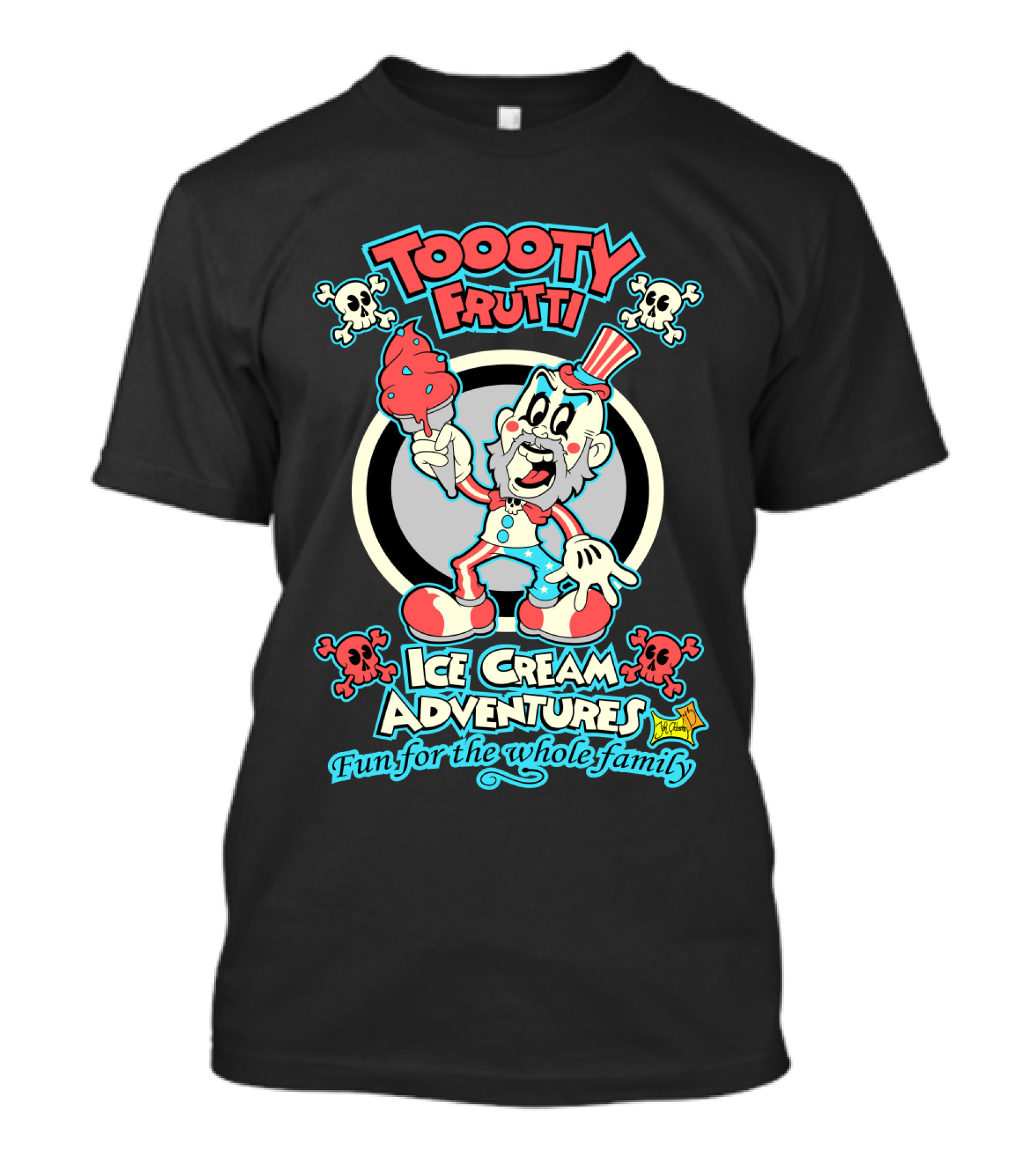 Toooty Fruity Ice Cream Adventures Fun For The Whole Family T-Shirt