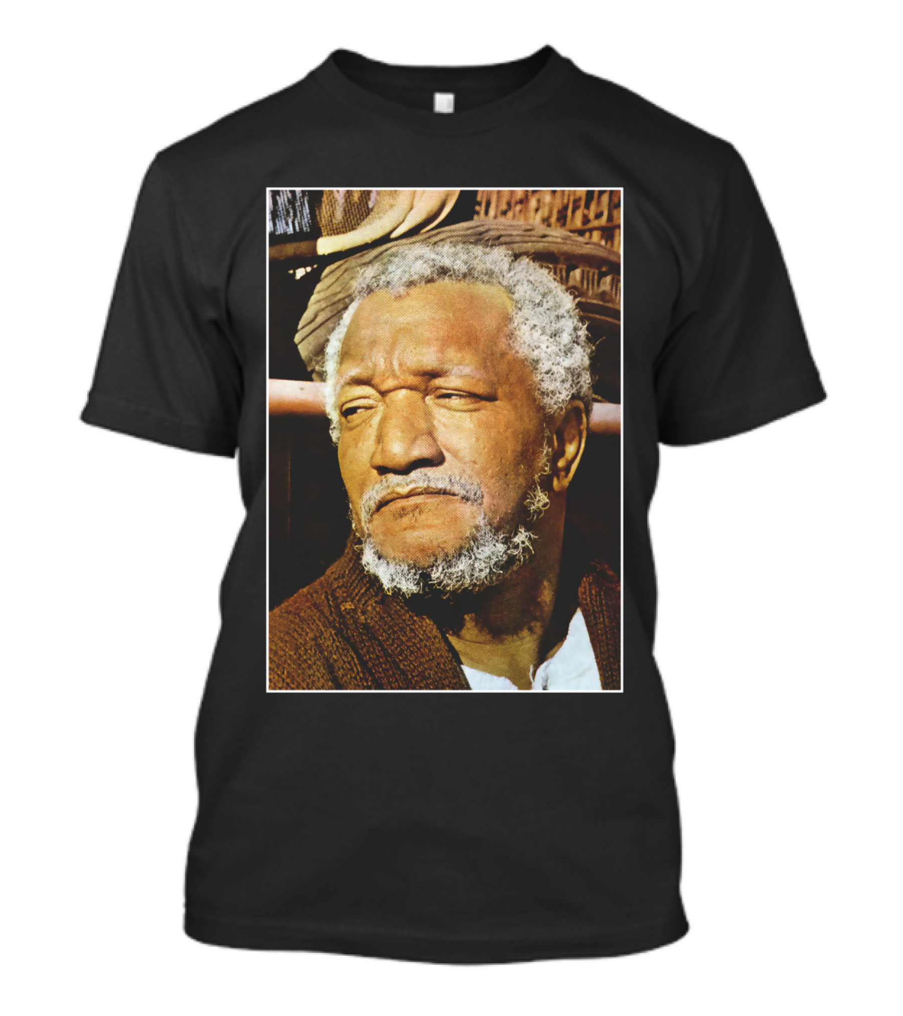 Sanford And Son Fred Sanford Classic Portrait Iconic TV Character T-Shirt