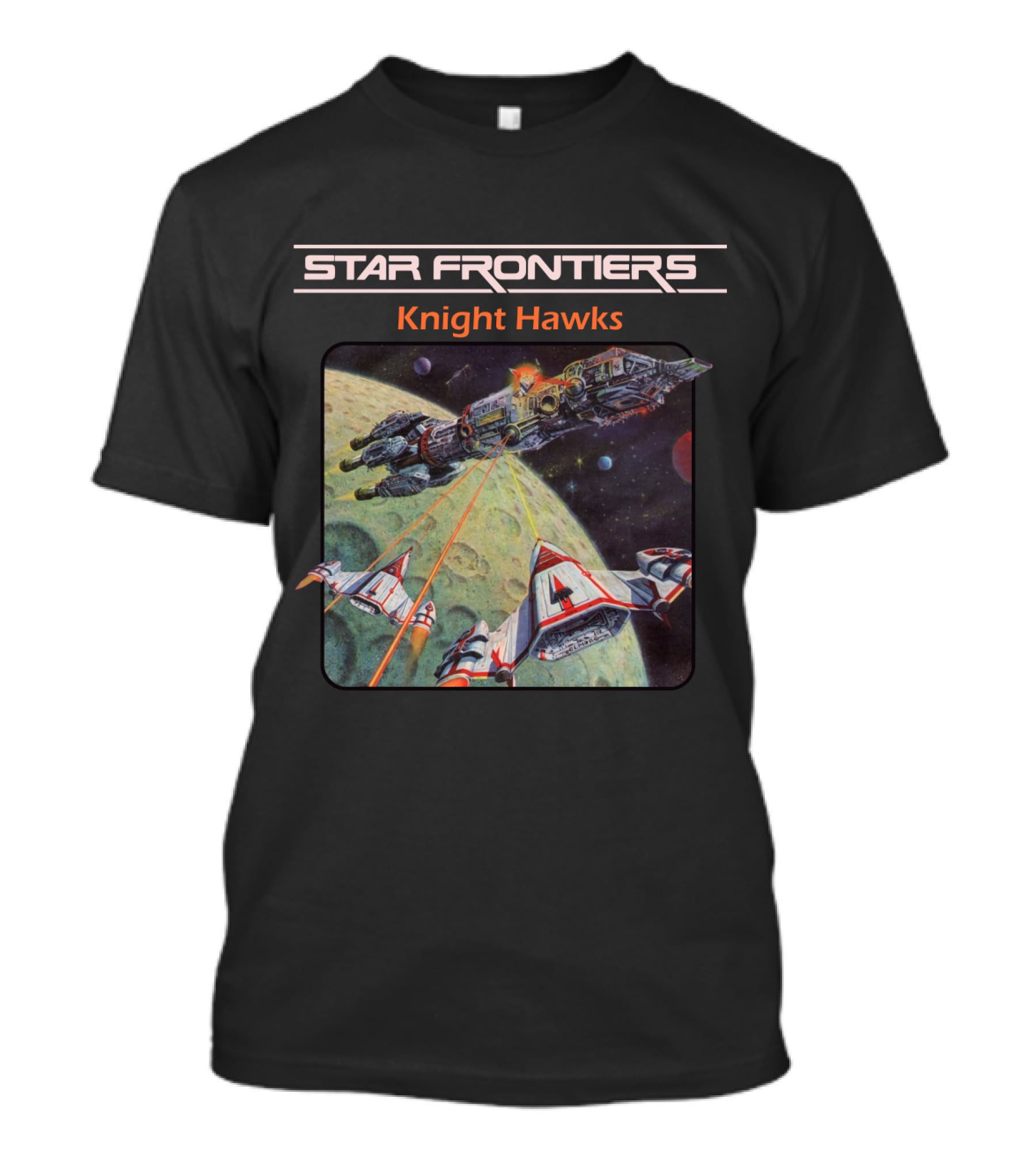 Star Frontiers Knight Hawks Space Adventure 1980s Sci-Fi Retro T-Shirt
