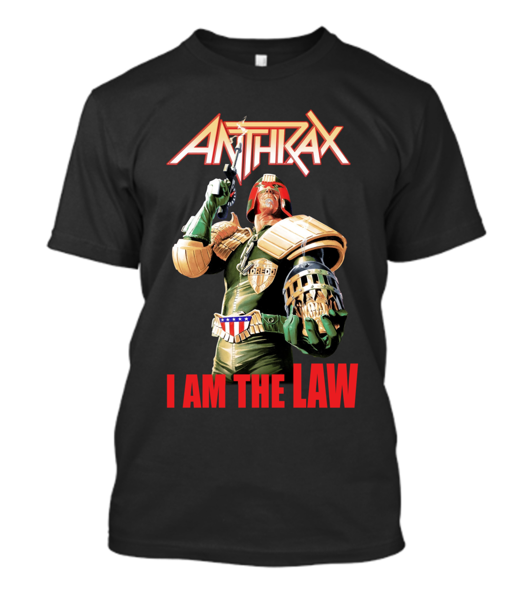 Anthrax Judge Dredd I Am The Law T-Shirt
