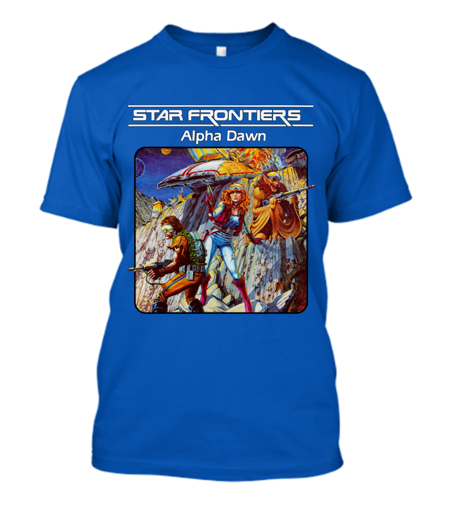 Star Frontiers Alpha Dawn Retro Sci-Fi Adventure T-Shirt