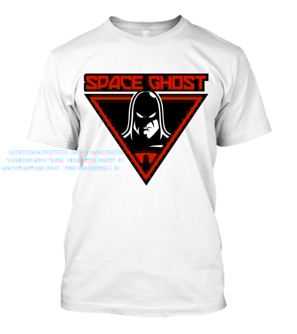 Space Ghost Logo With Red Triangle T-Shirt