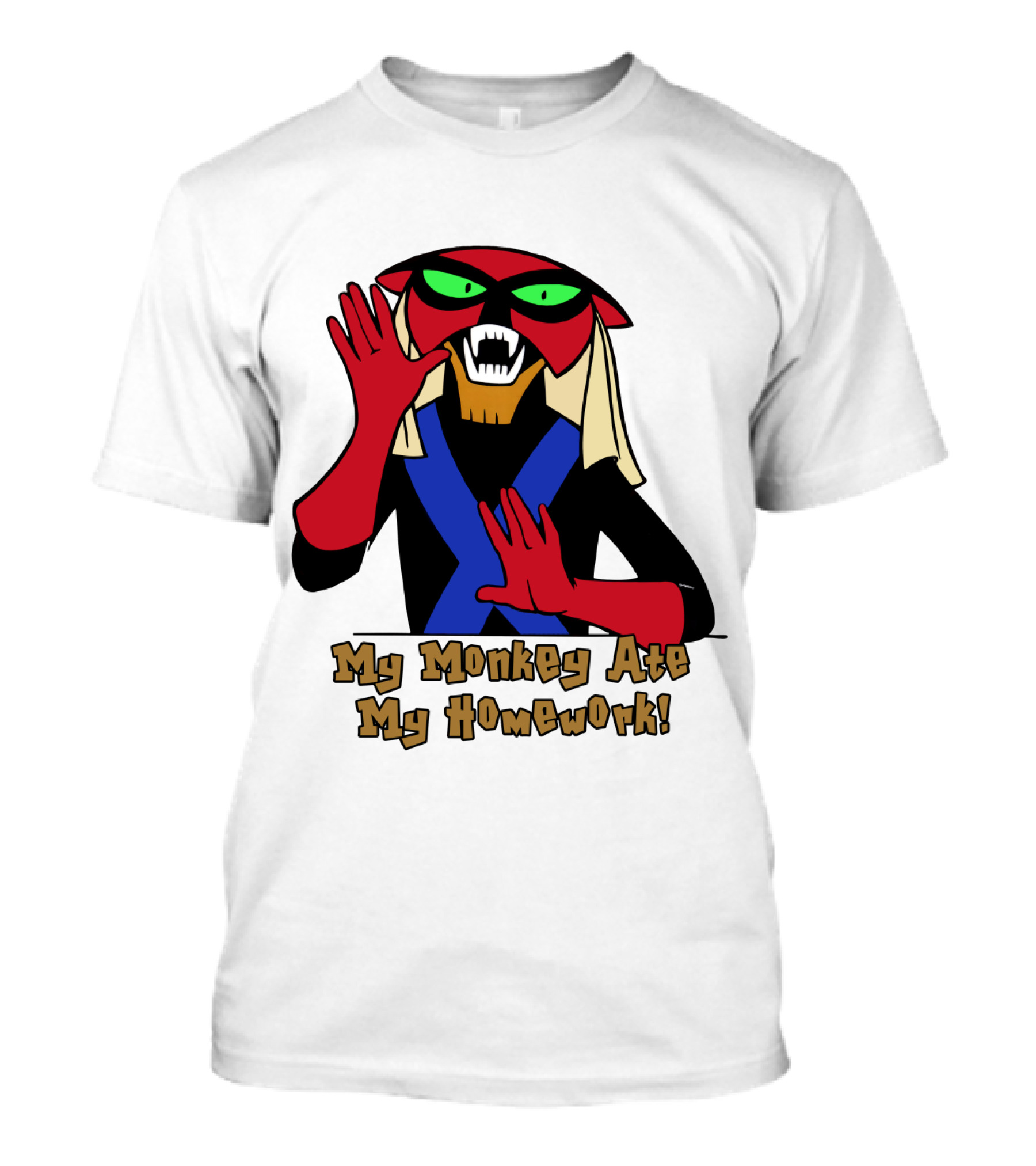 Space Ghost Brak My Monkey Ate My Homework T-Shirt