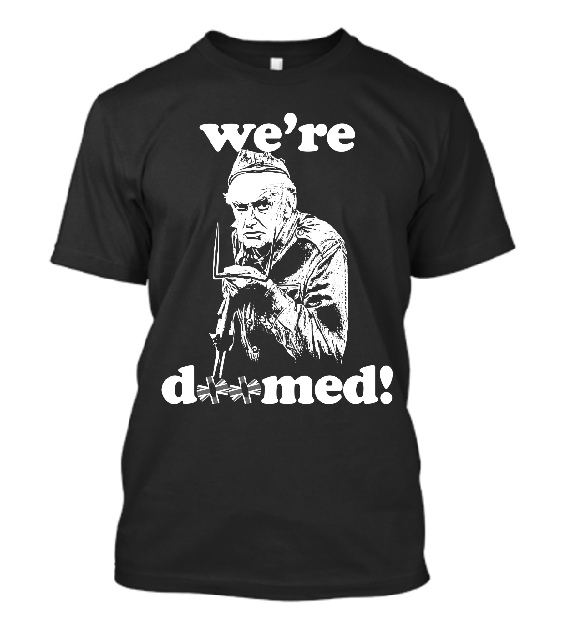 We're Doomed Dad's Army Classic Pose T-Shirt