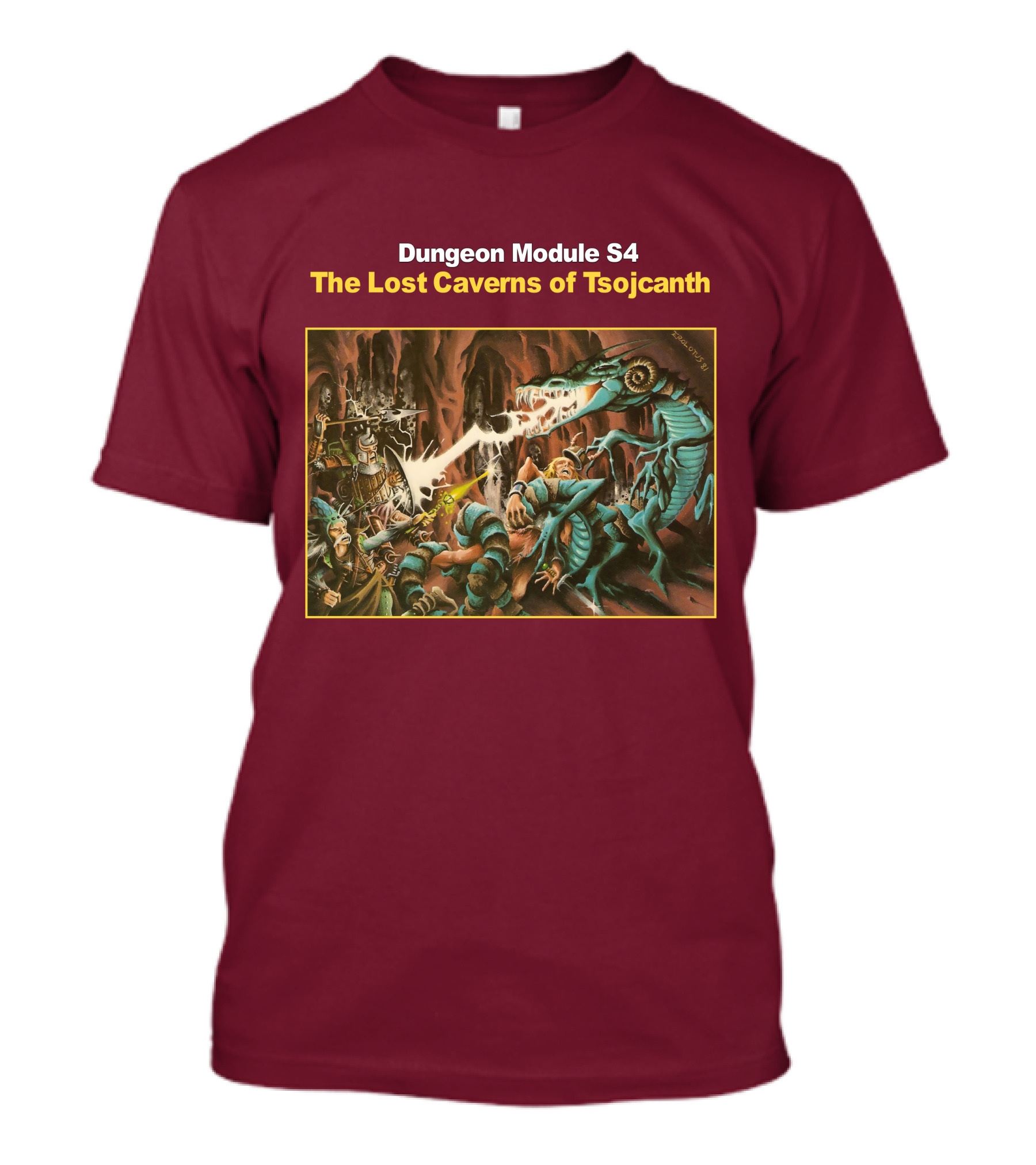 Dungeon Module S4 The Lost Caverns Of Tsojcanth T-Shirt
