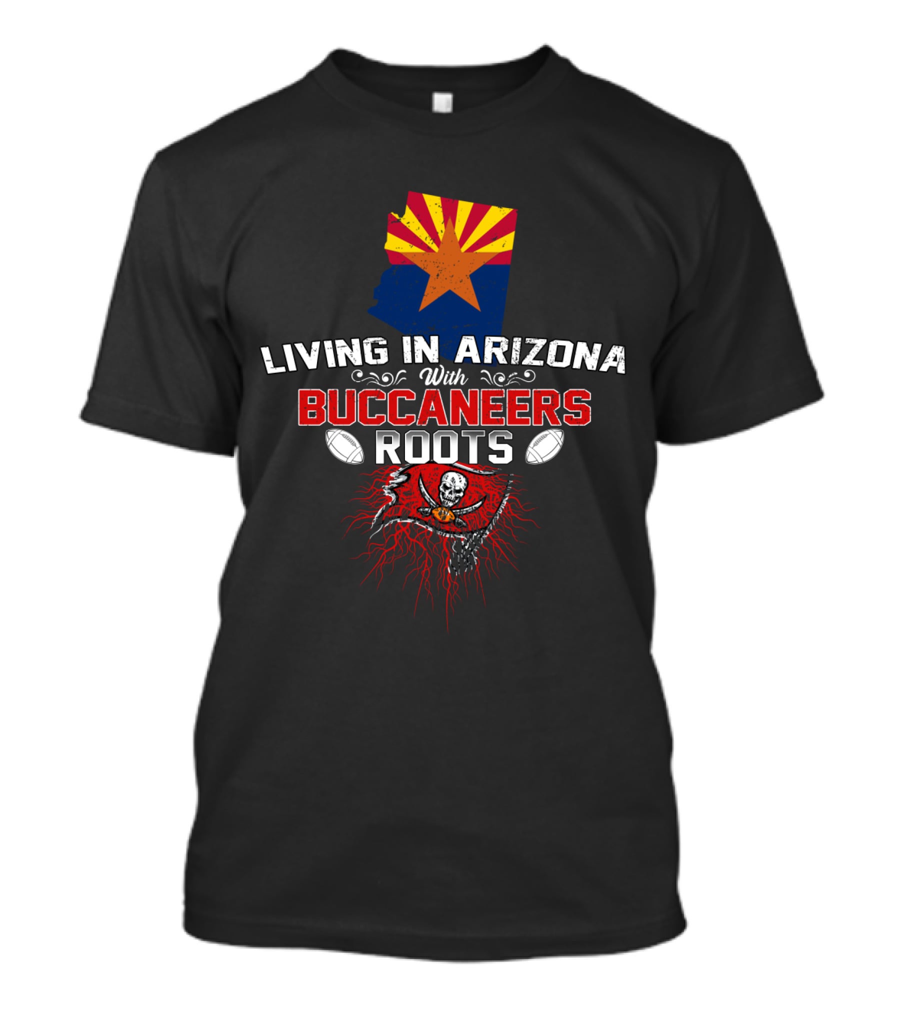 Living In Arizona Buccaneers Roots NFL T-Shirt