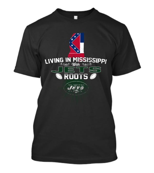 Mississippi Pride With New York Jets Heritage T-Shirt