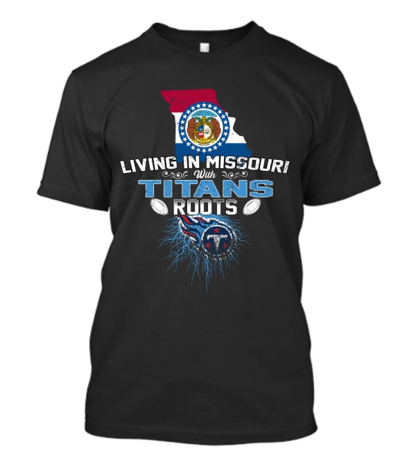 Missouri Pride With Tennessee Titans Football Heritage T-Shirt