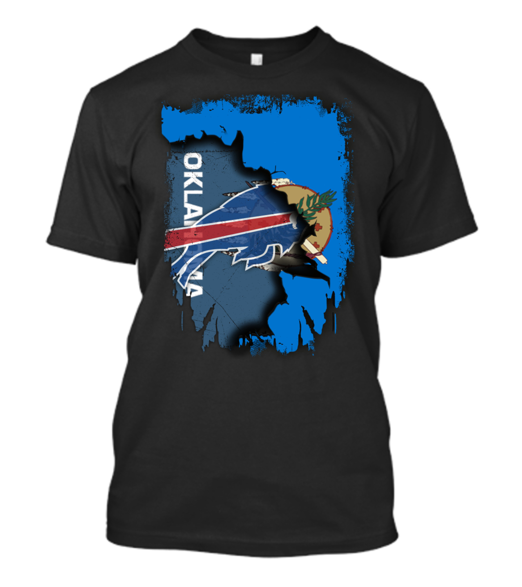 Oklahoma Torn Buffalo Bills Mashup T-Shirt