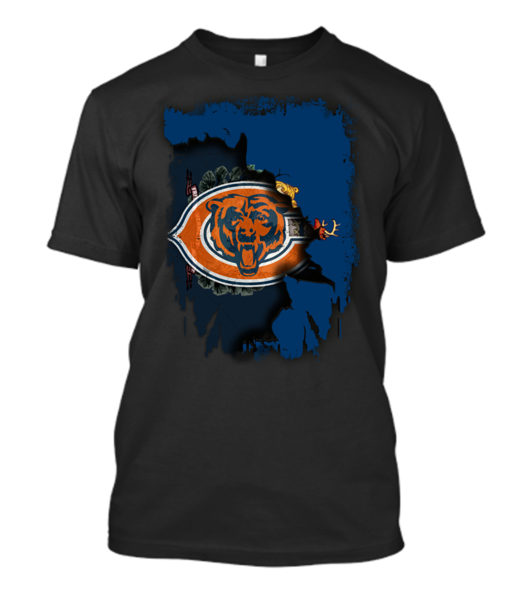 Together Vermont Bears Chicago Football Logo Elements T-Shirt
