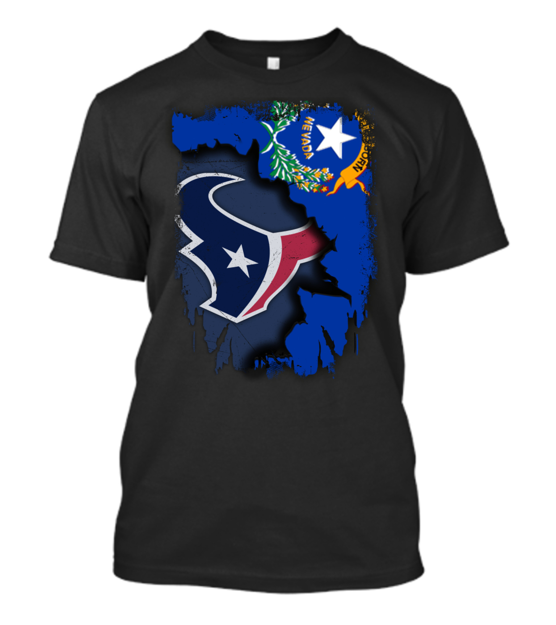 Nevada And Texans United NFL Spirit T-Shirt