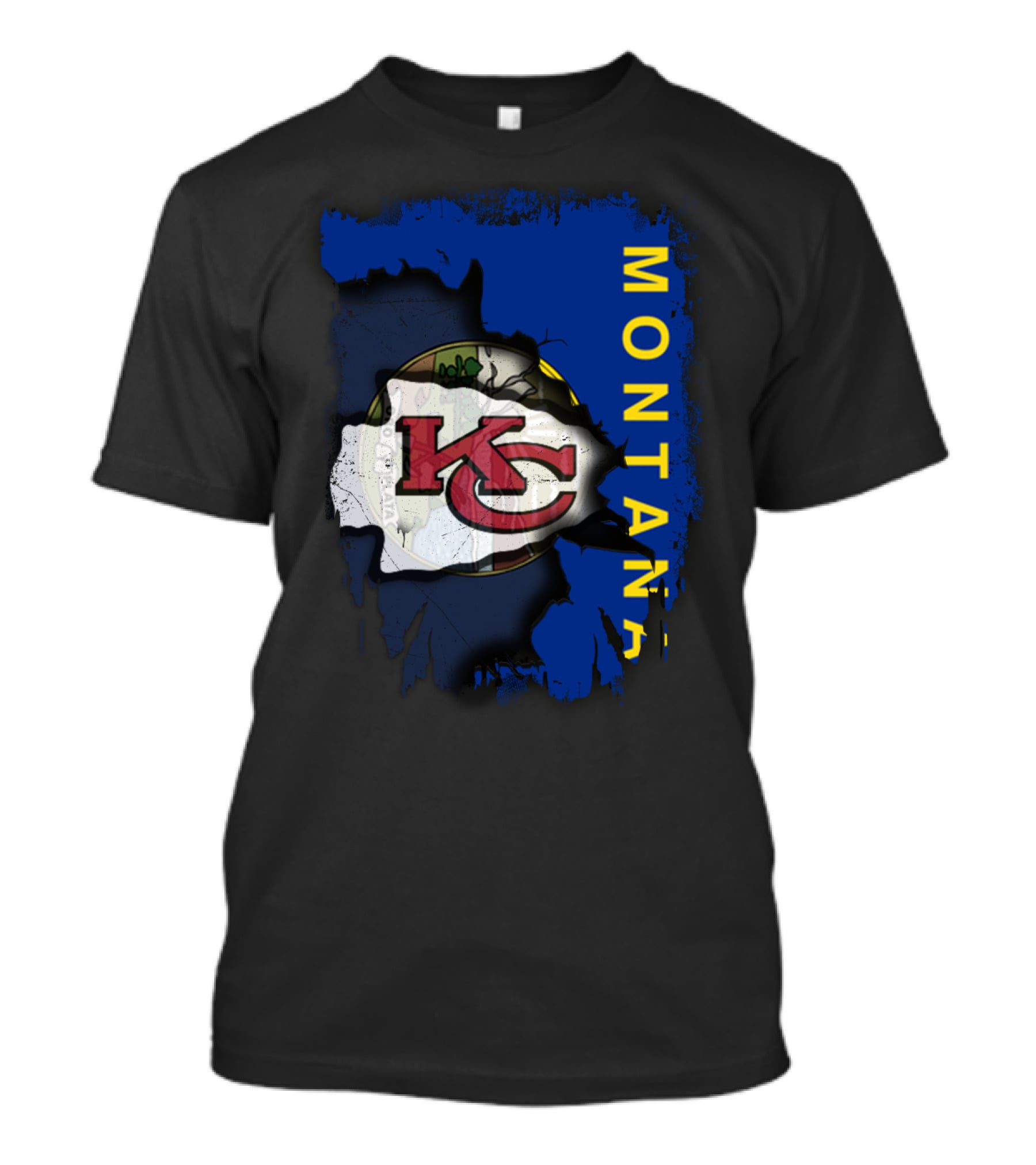 Montana Chiefs Logo Integration T-Shirt