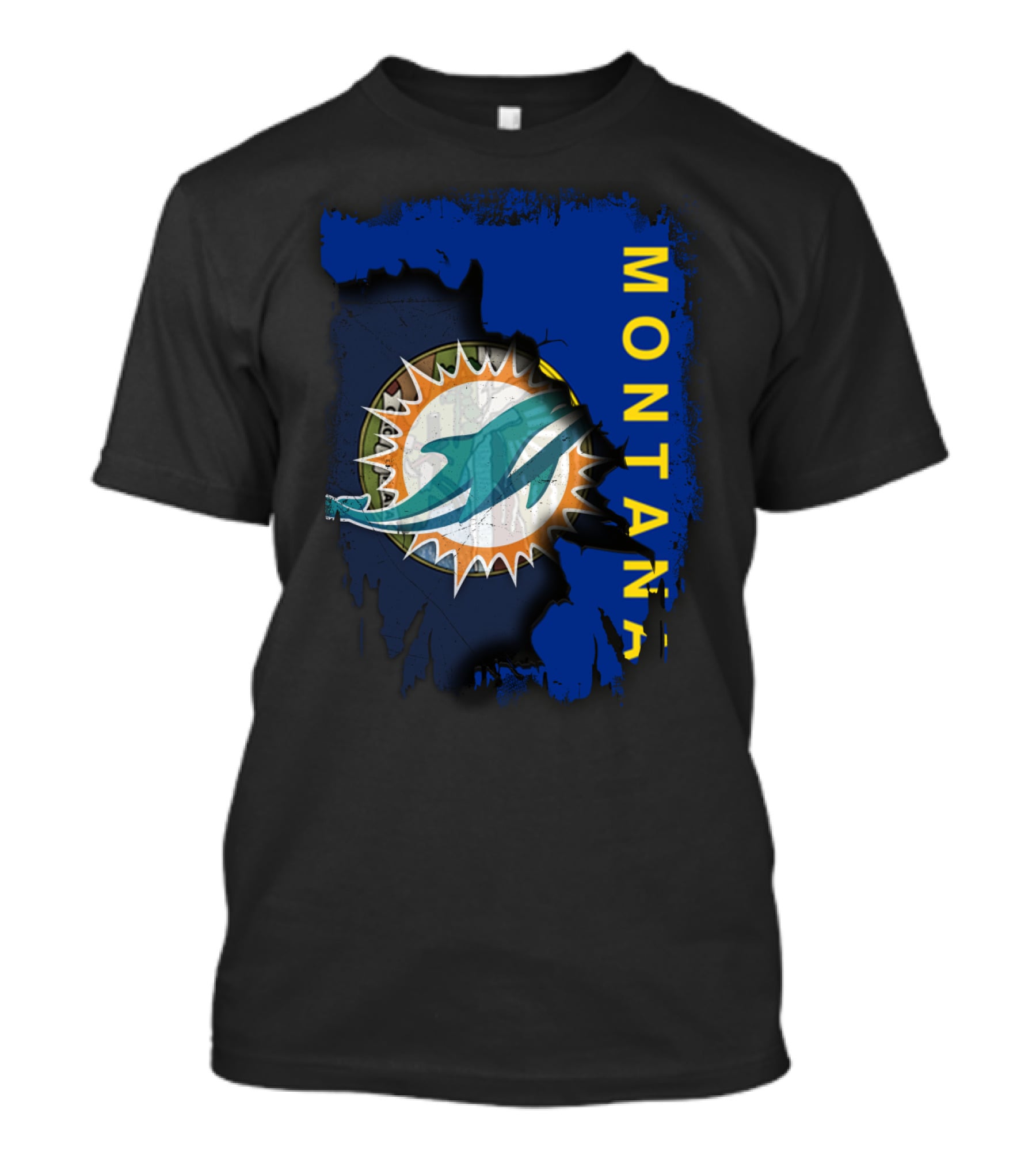 Montana Dolphins Fusion T-Shirt