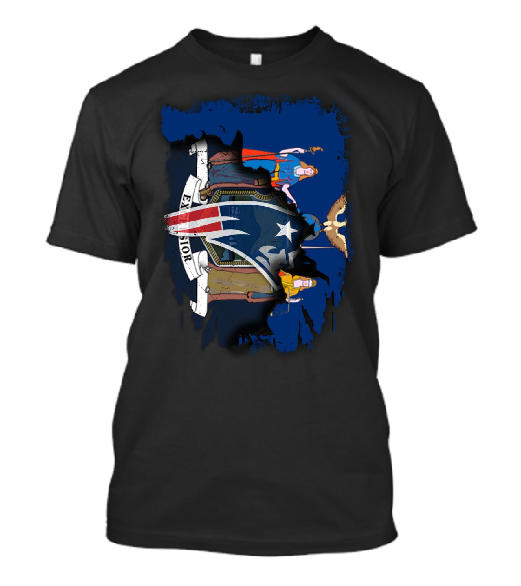 New York Excelsior New England Patriots Collaboration T-Shirt