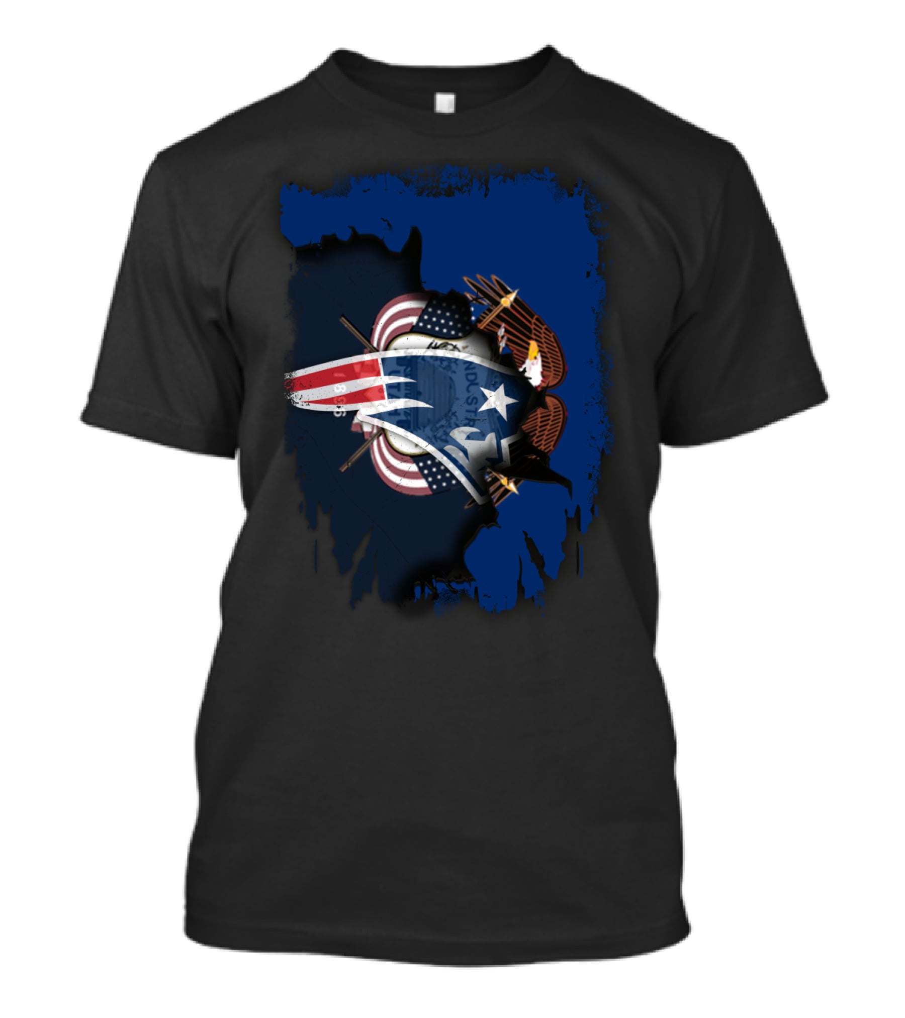 Patriotic Together Utah With American Flags And Eagle T-Shirt