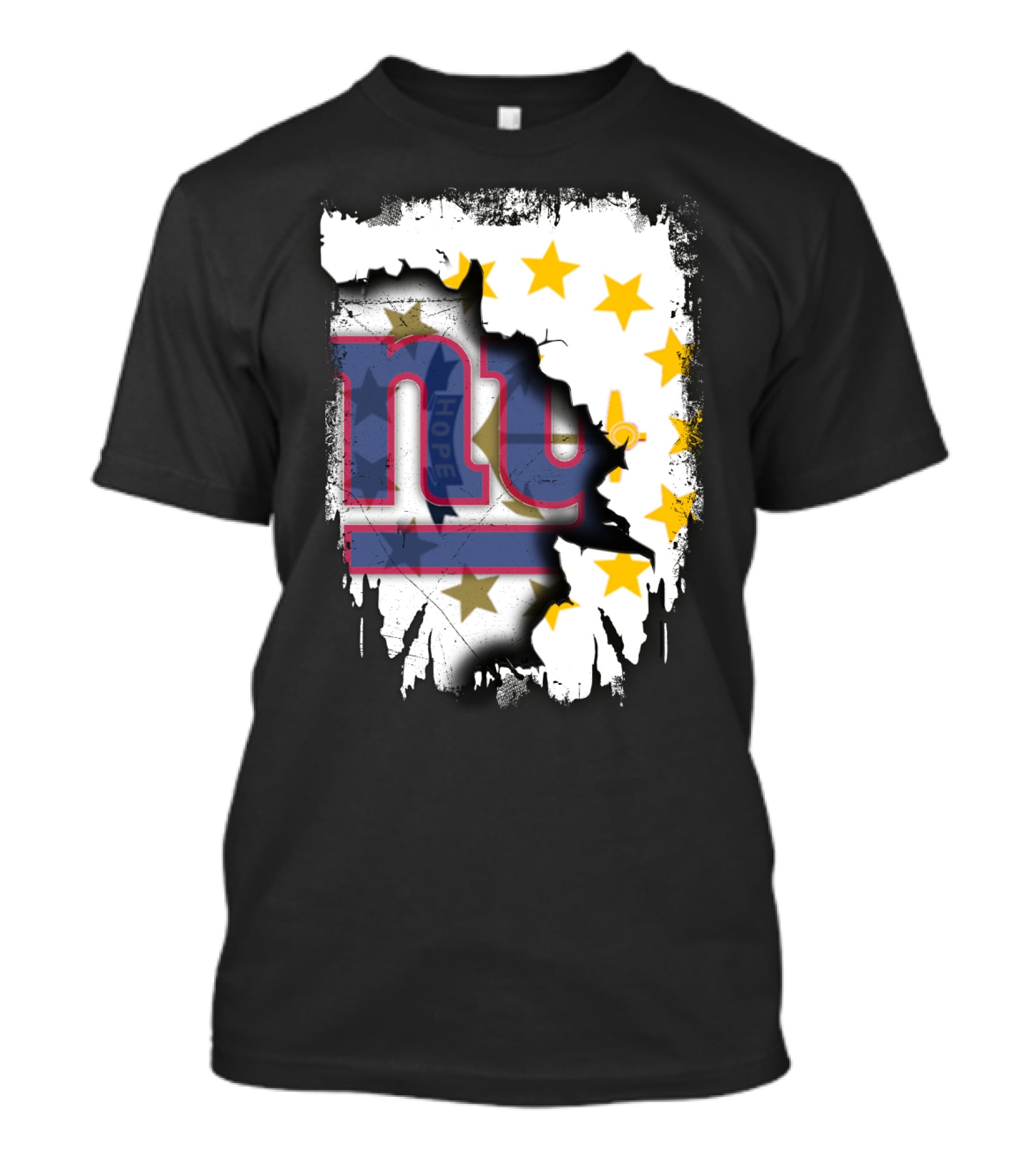 Rhode Island And New York Giants Unity T-Shirt