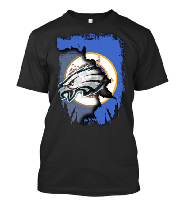 Minnesota State Flag Timeless Eagles Collaboration T-Shirt