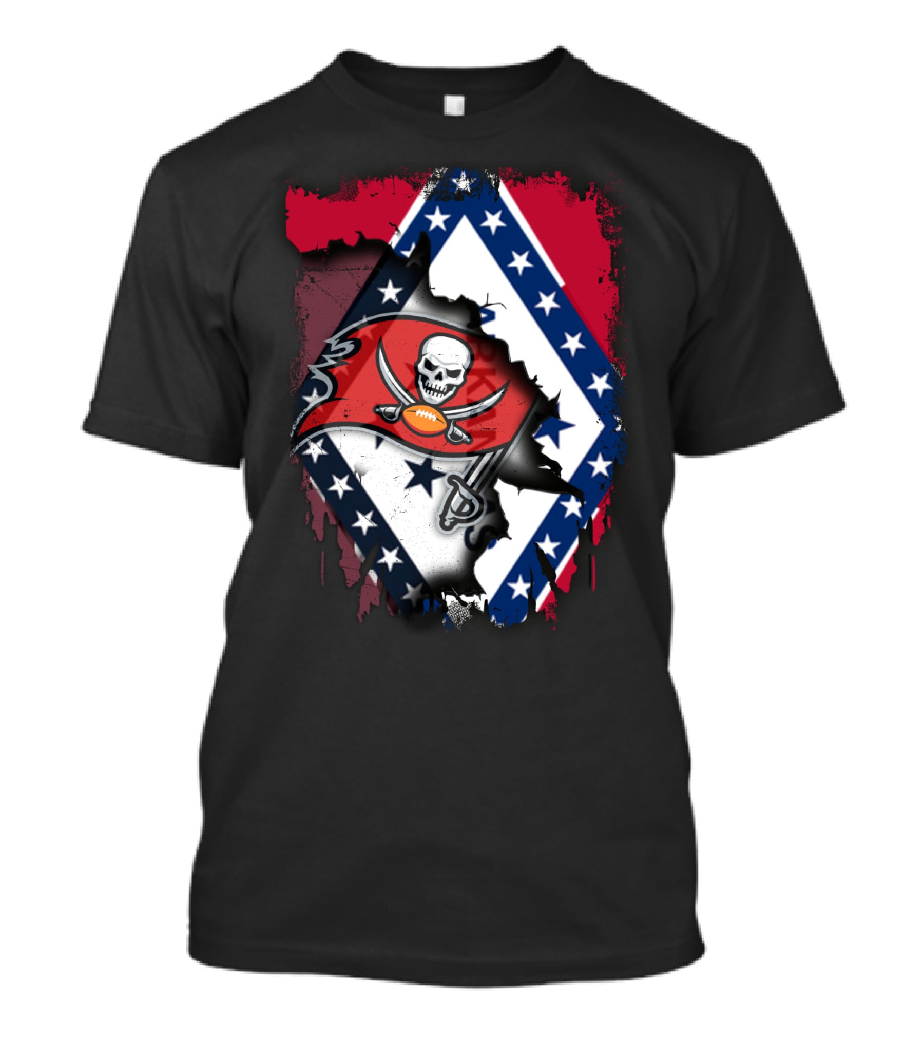 Arkansas Pride Meets Buccaneers Legacy T-Shirt