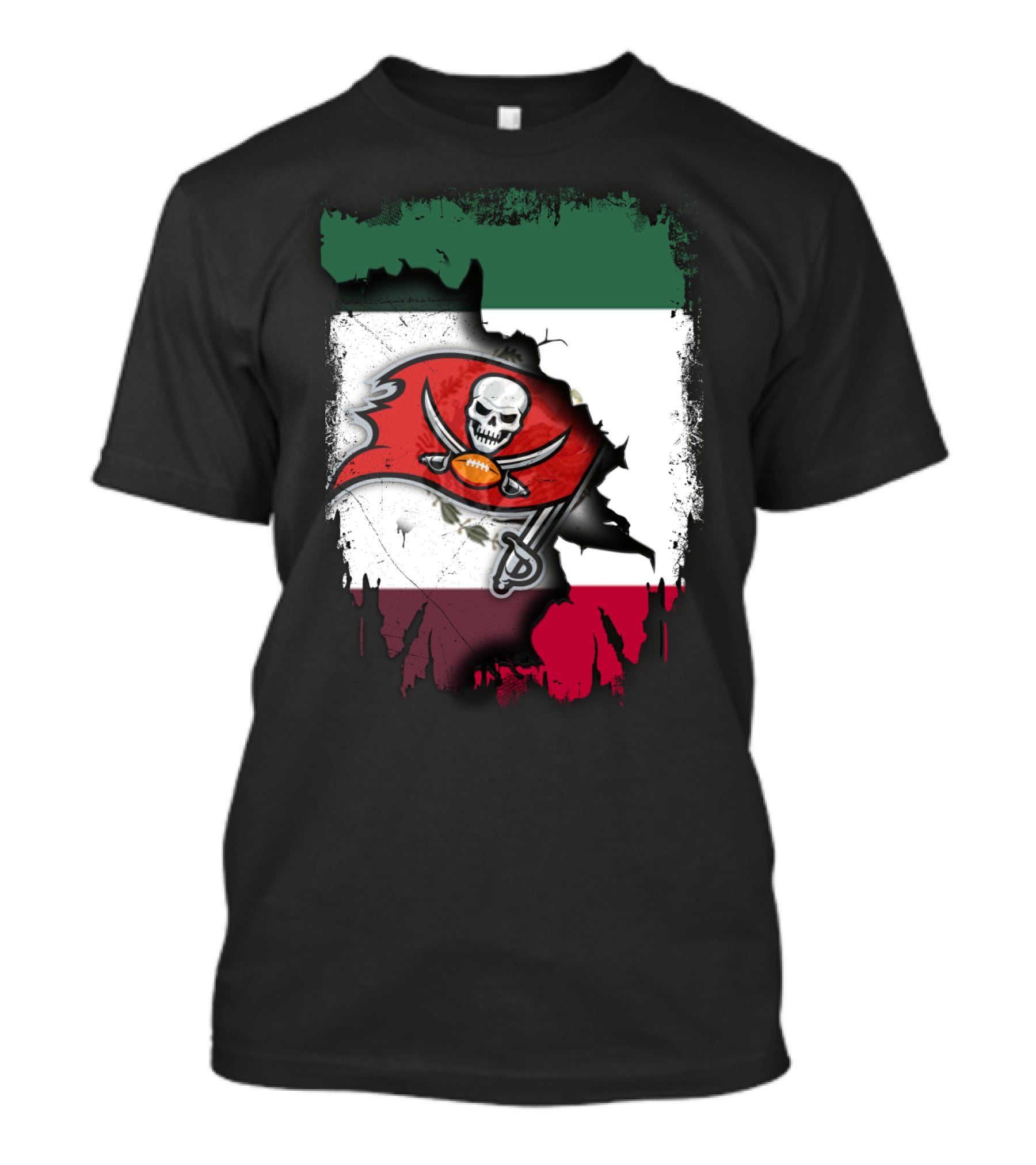 Together Mexico With Buccaneers Flag T-Shirt