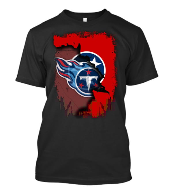 Tennessee Titans Together State Flag Fusion T-Shirt