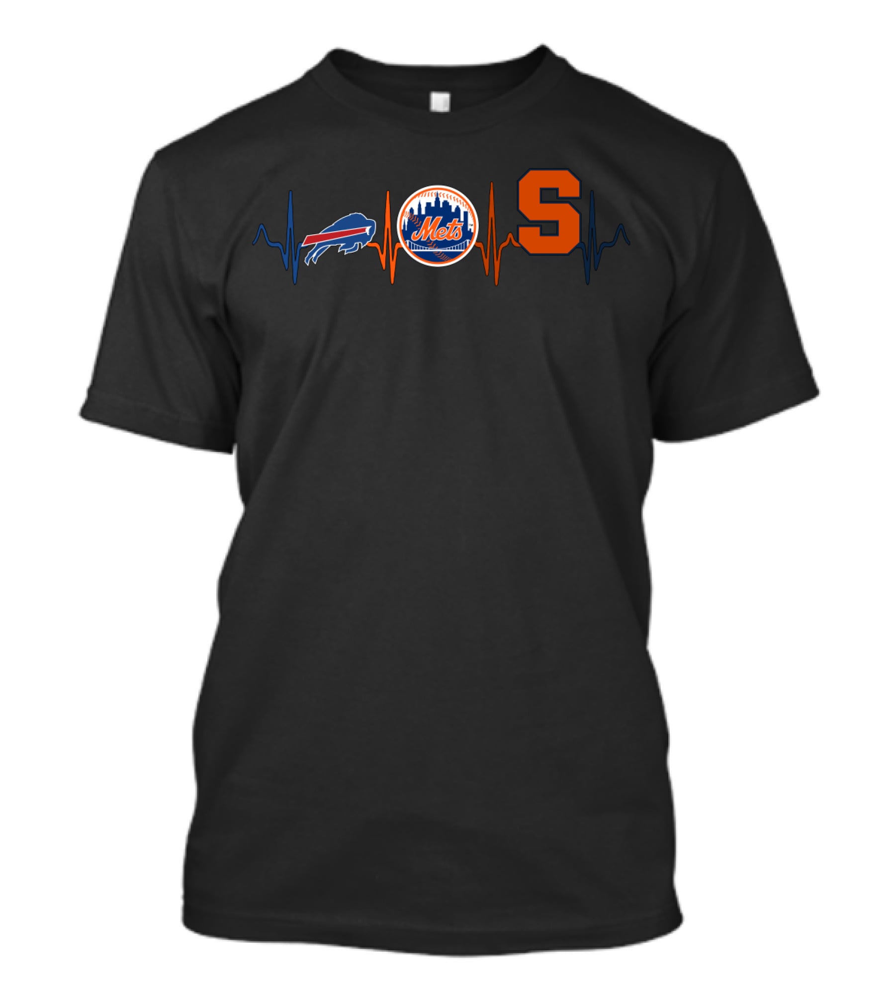 Love Buffalo Bills New York Mets Syracuse Pulse T-Shirt