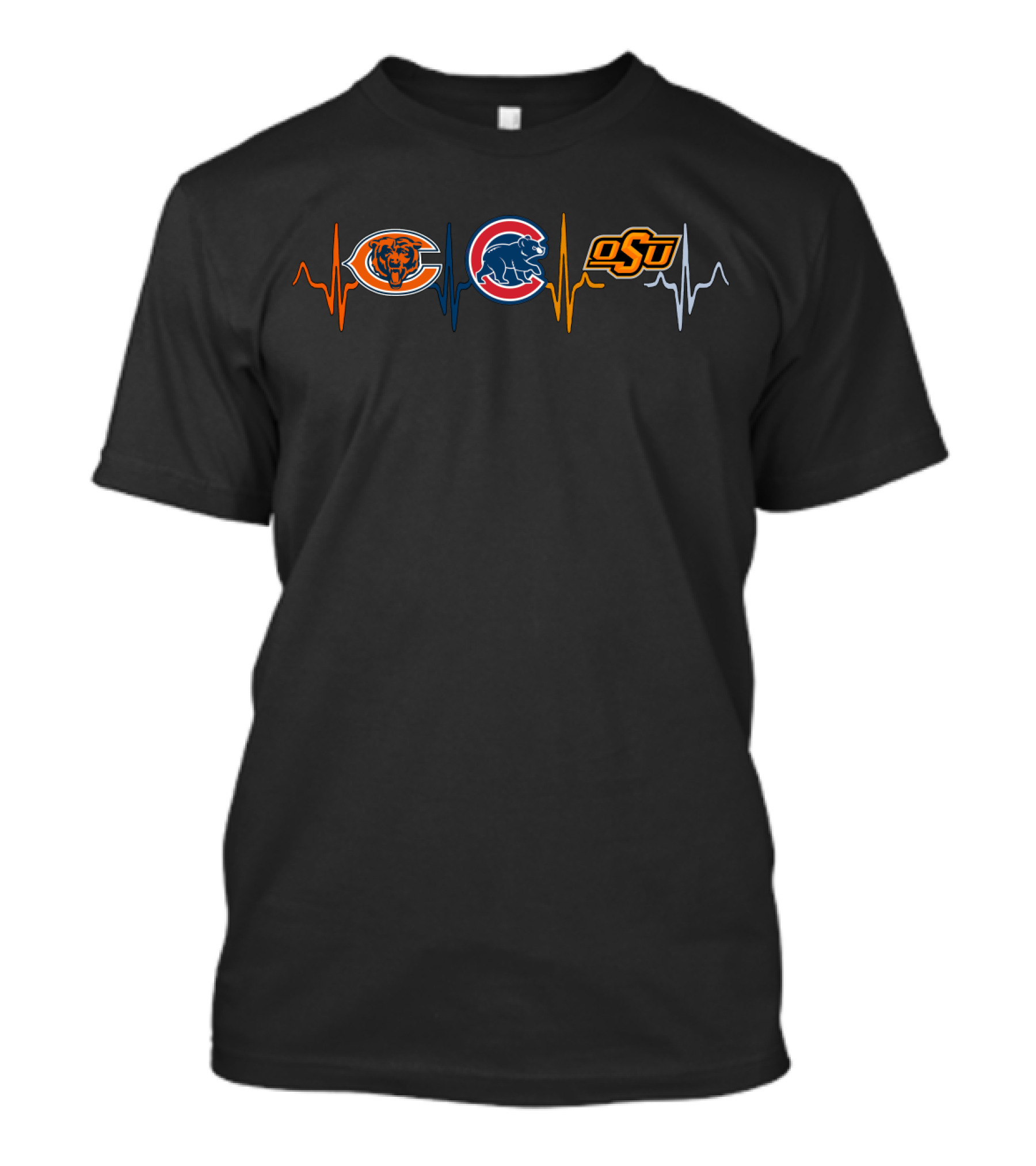 Chicago Bears Chicago Cubs Oklahoma State Cowboys Osc T-Shirt