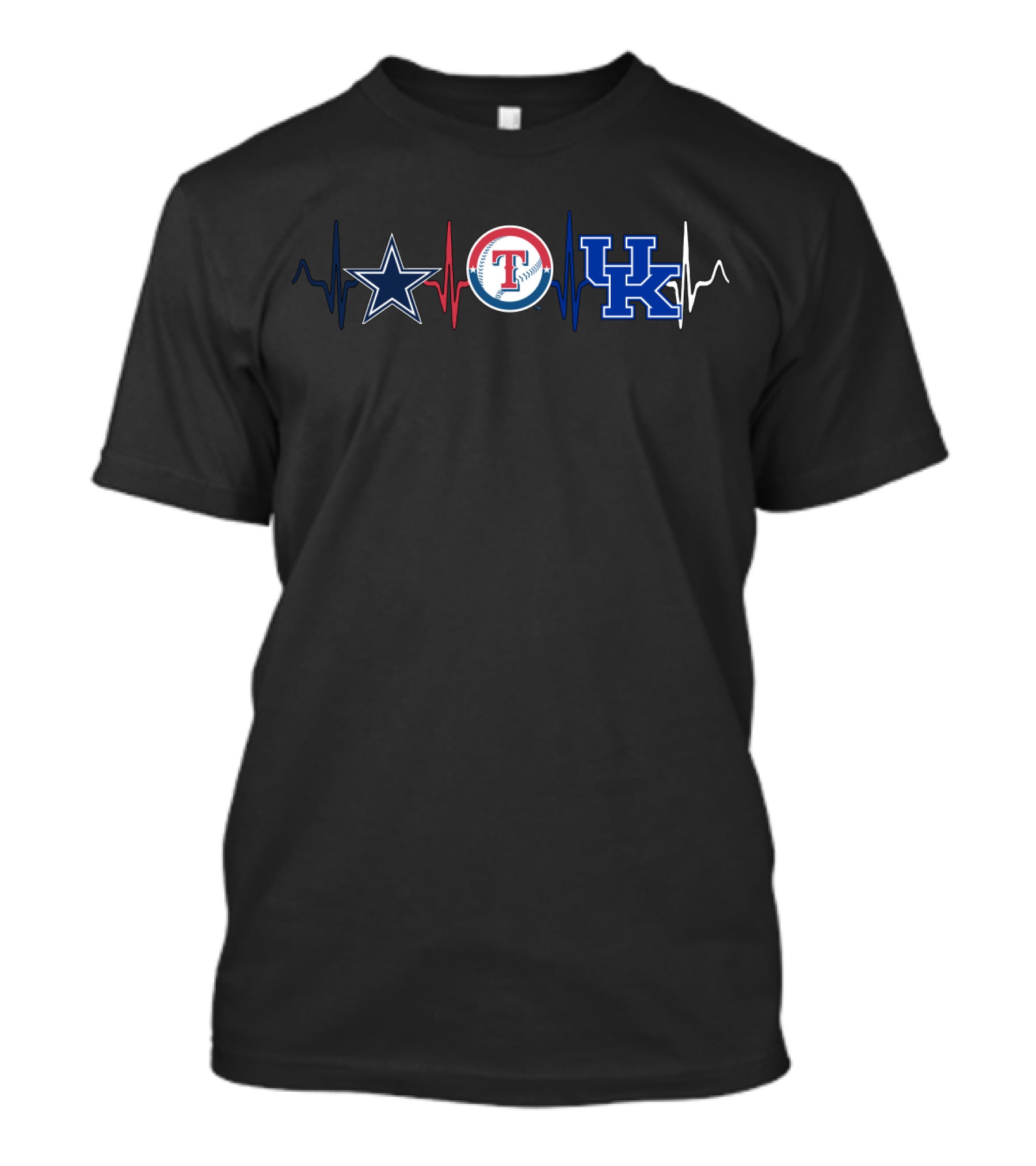 Dallas Love Cowboys Rangers Texas Kw T-Shirt