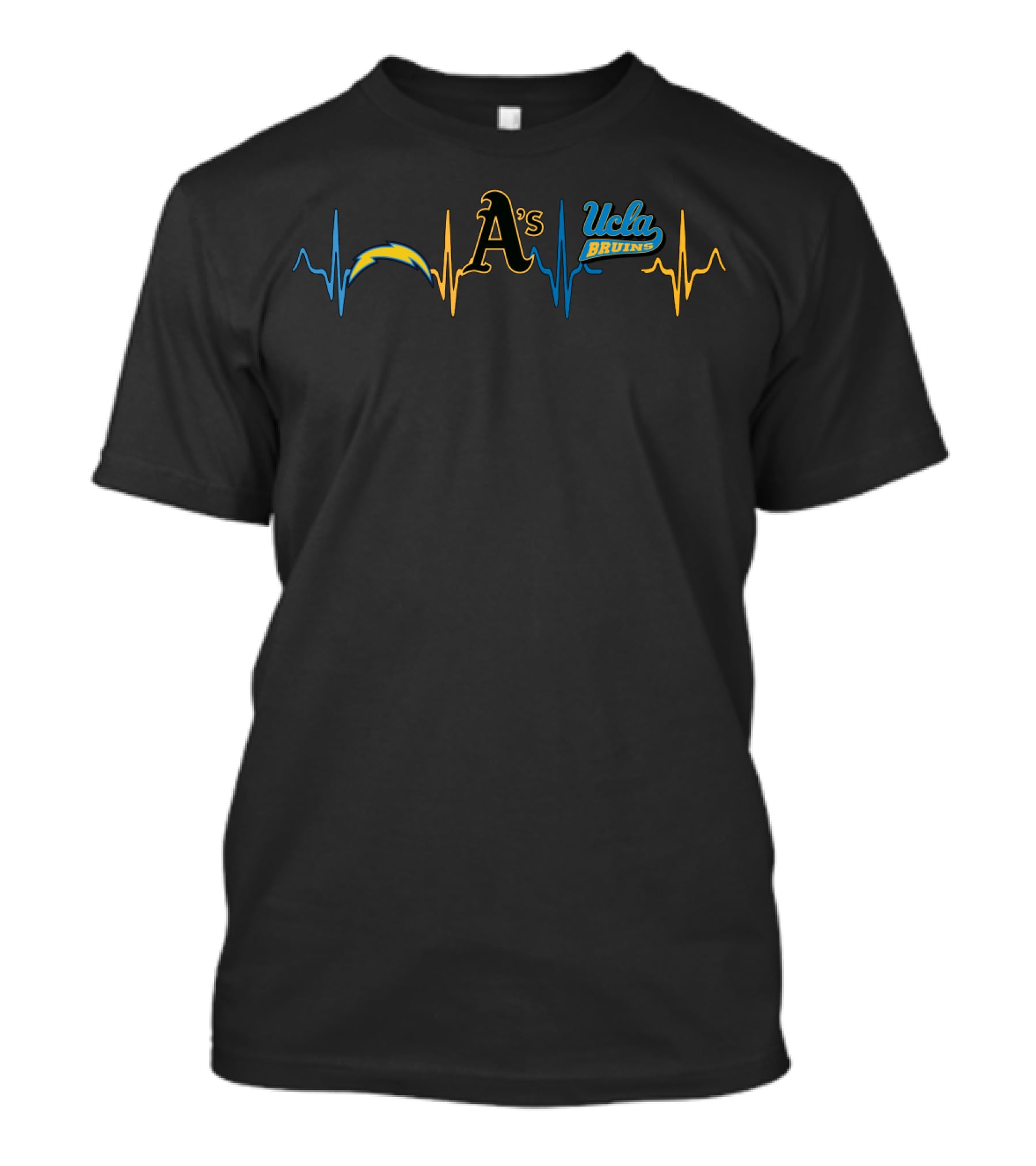 Love Chargers Athletics Ucla Bruins A's T-Shirt