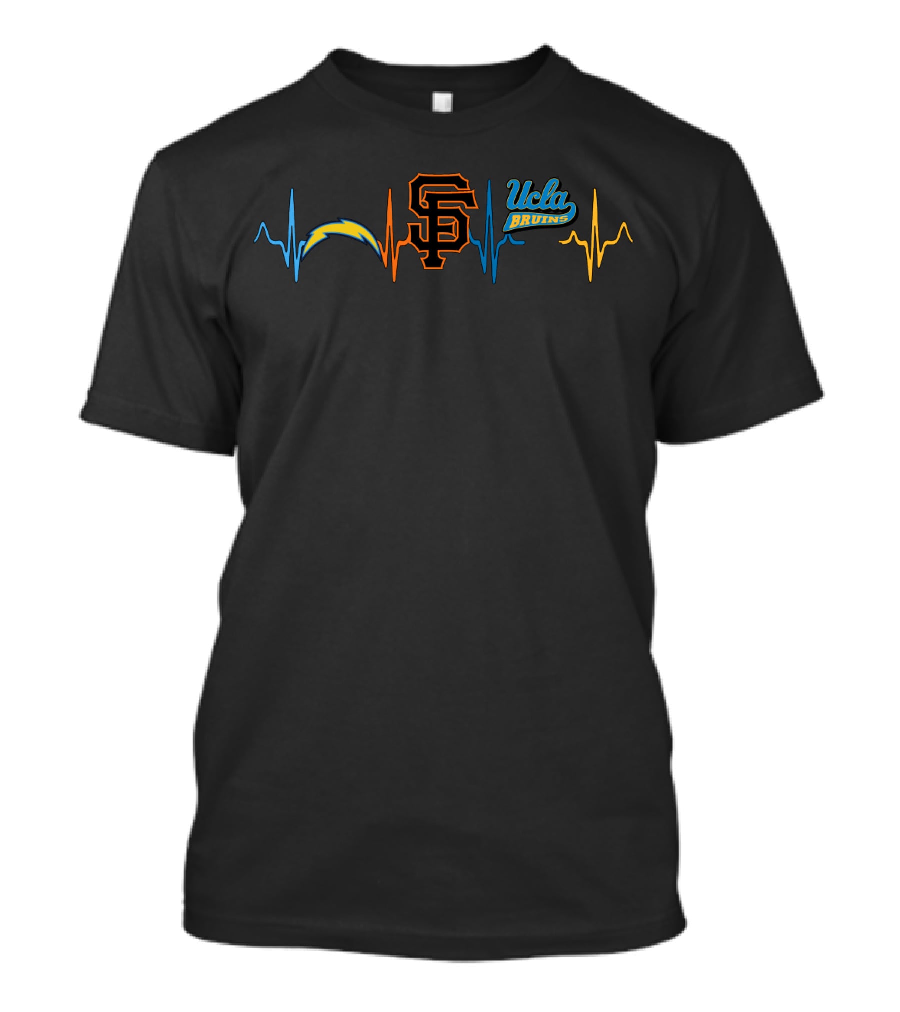 Love Chargers San Francisco Giants Ucla Bruins T-Shirt