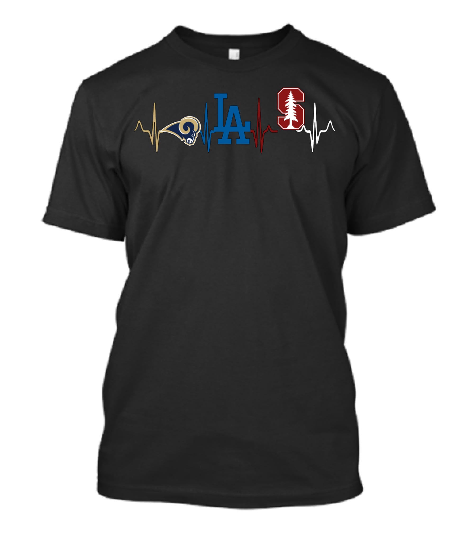 Love Rams La Dodgers Stanford Sc T-Shirt