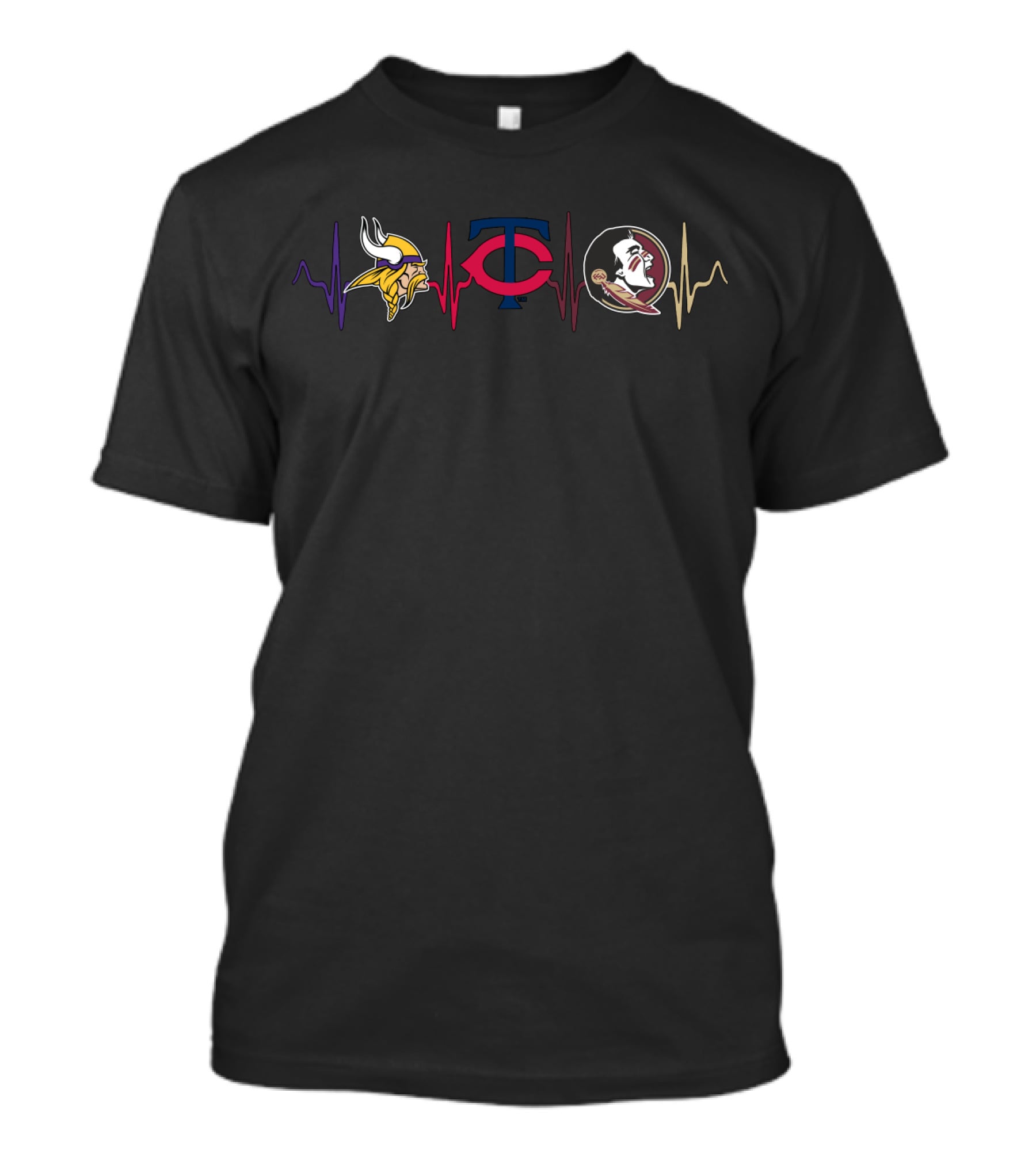 Love Vikings Twins Fsu Fan Combo T-Shirt