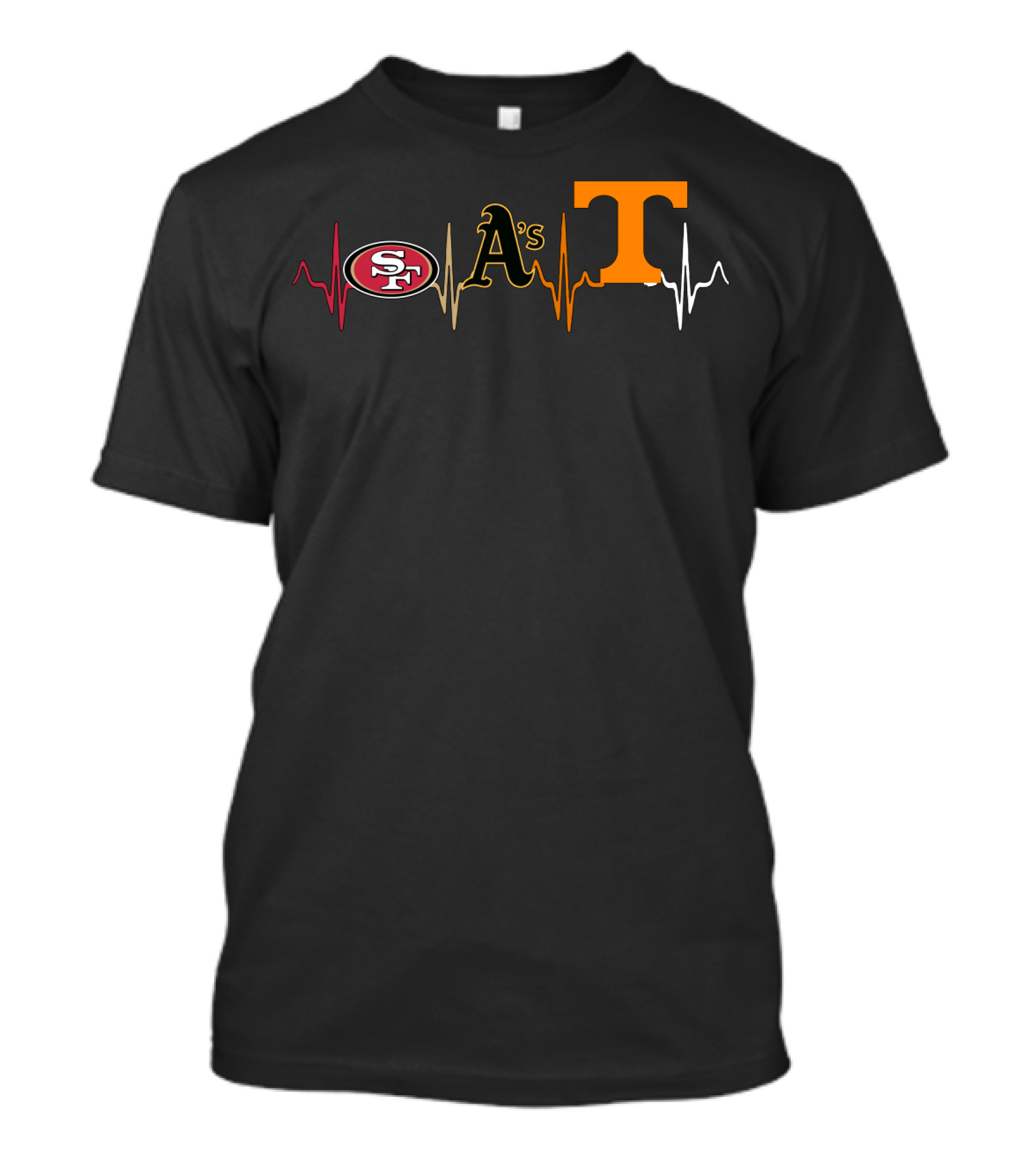 Love 49ers Athletics A's Tennessee T-Shirt