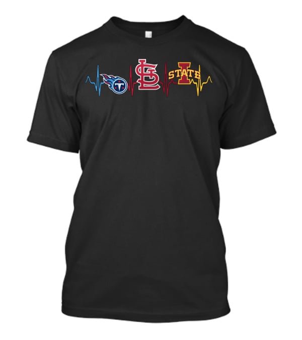 Love Titans St Louis Cardinals Iowa State Cyclones Isc T-Shirt